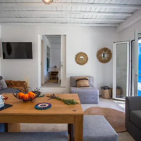 Villa Iliana 1 & 2 W Shared Pool, Ornos, Mykonos