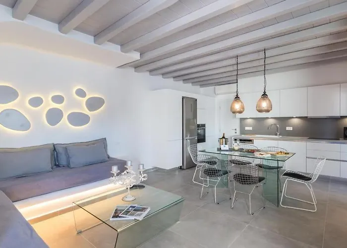 Villa Iliana 1 & 2 W Shared Pool, Ornos, Mykonos Ornósz