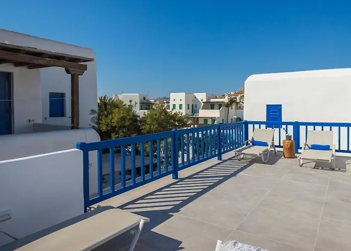 Iliana 1 & 2 W Shared Pool, Ornos, Mykonos Villa *