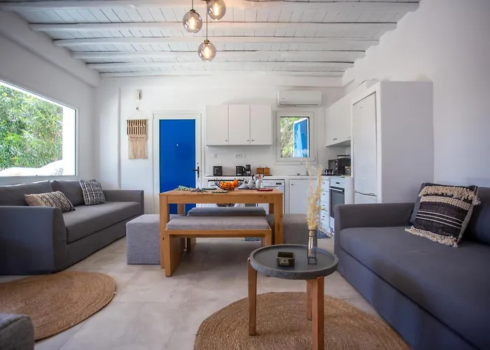 Iliana 1 & 2 W Shared Pool, Ornos, Mykonos Villa *