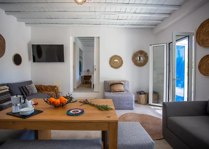 Villa Iliana 1 & 2 W Shared Pool, Ornos, Mykonos